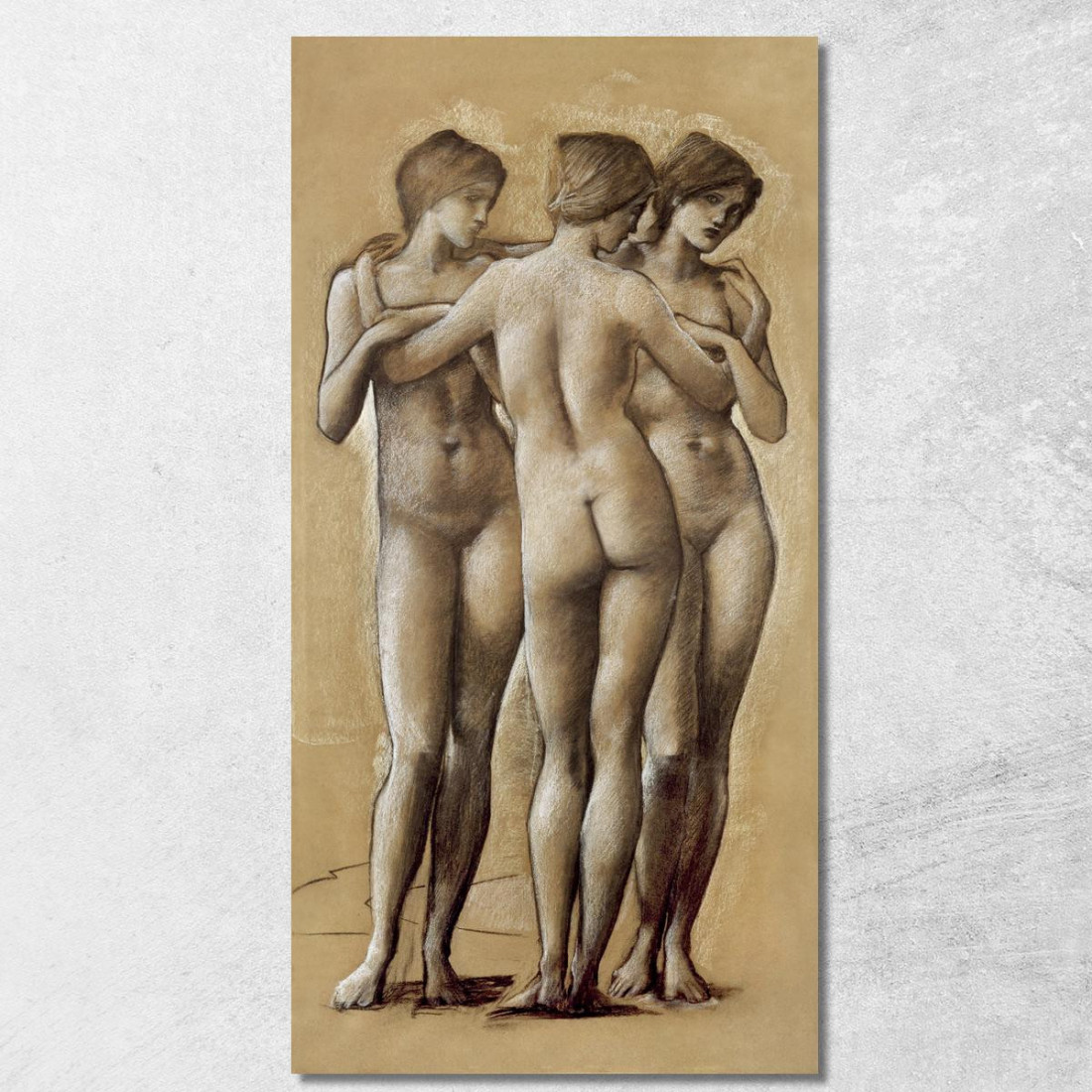 Venus Concordia Studio Delle Tre Grazie 1895 Edward Burne Jones ebj28 quadro stampato su tela Venus Concordia Studio Delle Tre Grazie 1895 Edward Burne Jones ebj28 quadro stampato su tela