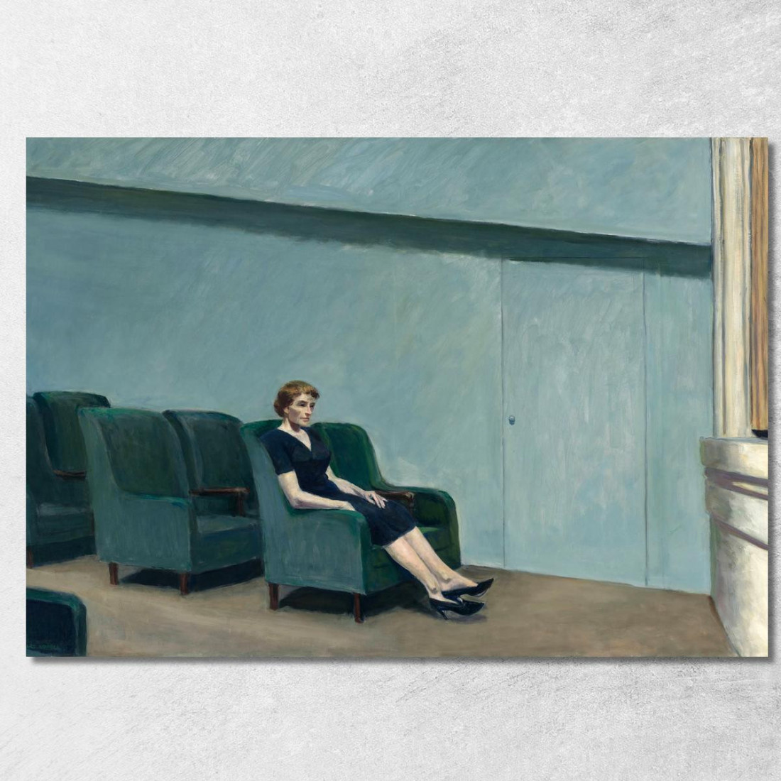 Estetica Dell'Alienazione Edward Hopper eho2 quadro stampato su tela Estetica Dell'Alienazione Edward Hopper eho2 quadro stampato su tela