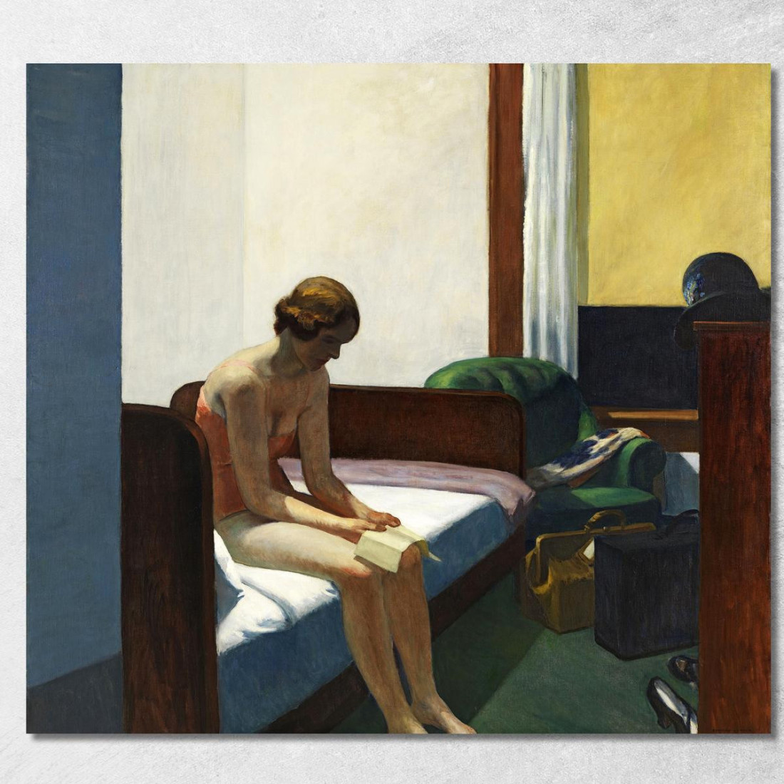Camera D'Albergo Edward Hopper eho23 quadro stampato su tela Camera D'Albergo Edward Hopper eho23 quadro stampato su tela