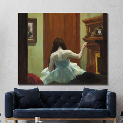 Interni Di New York Edward Hopper eho28 quadro stampato su tela