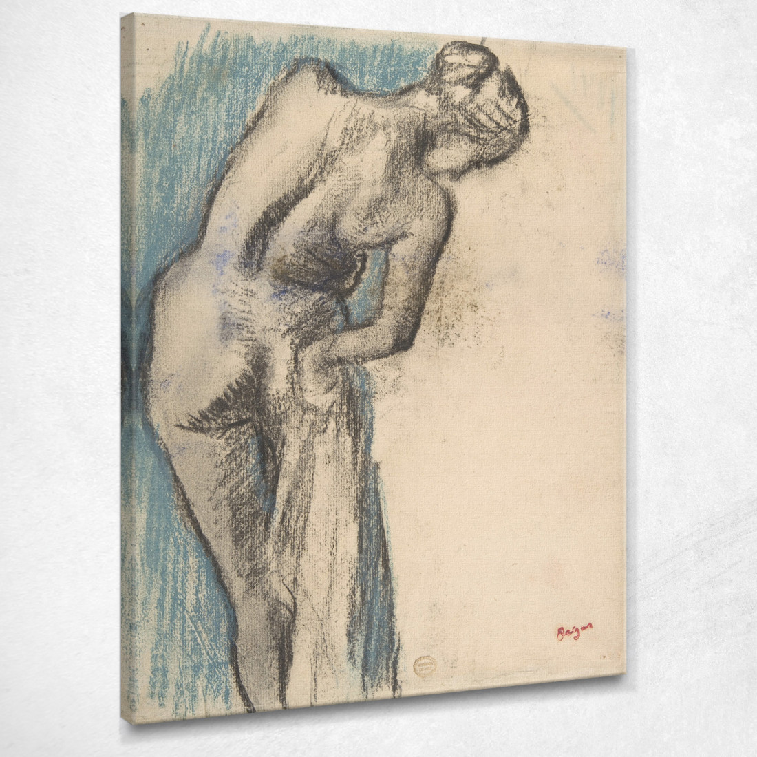 Bagnante Che Si Asciuga Edgar Degas edg125 quadro stampato su tela Bagnante Che Si Asciuga Edgar Degas edg125 quadro stampato su tela