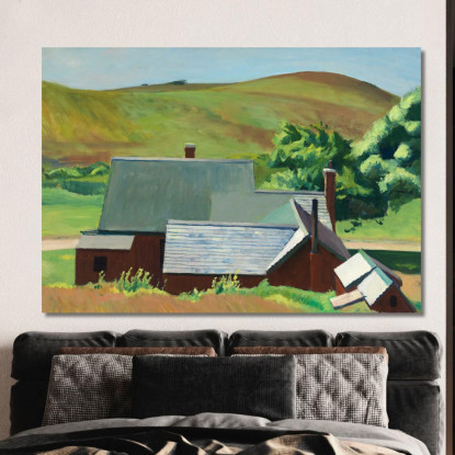 Casa Di Burly Cobb A South Truro Edward Hopper eho58 quadro stampato su tela