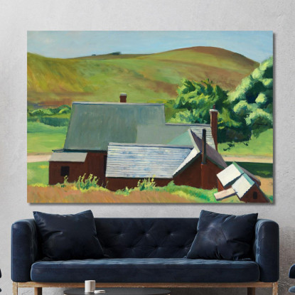 Casa Di Burly Cobb A South Truro Edward Hopper eho58 quadro stampato su tela