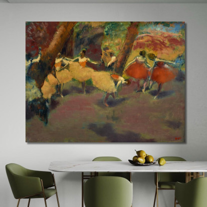 Prima Dello Spettacolo Edgar Degas edg126 quadro stampato su tela