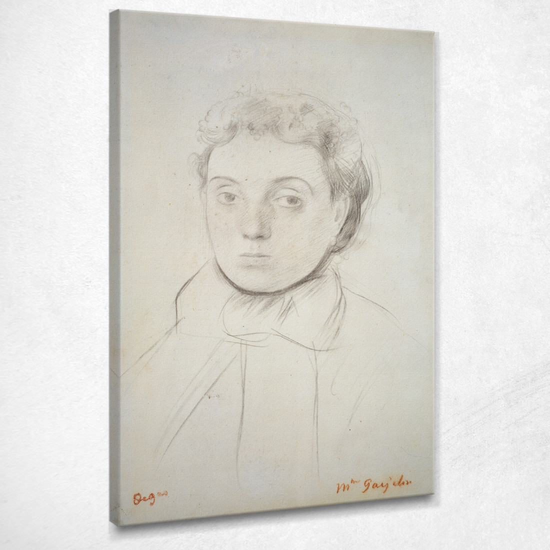Ritratto Di Joséphine Gaujelin Edgar Degas edg127 quadro stampato su tela Ritratto Di Joséphine Gaujelin Edgar Degas edg127 quadro stampato su tela