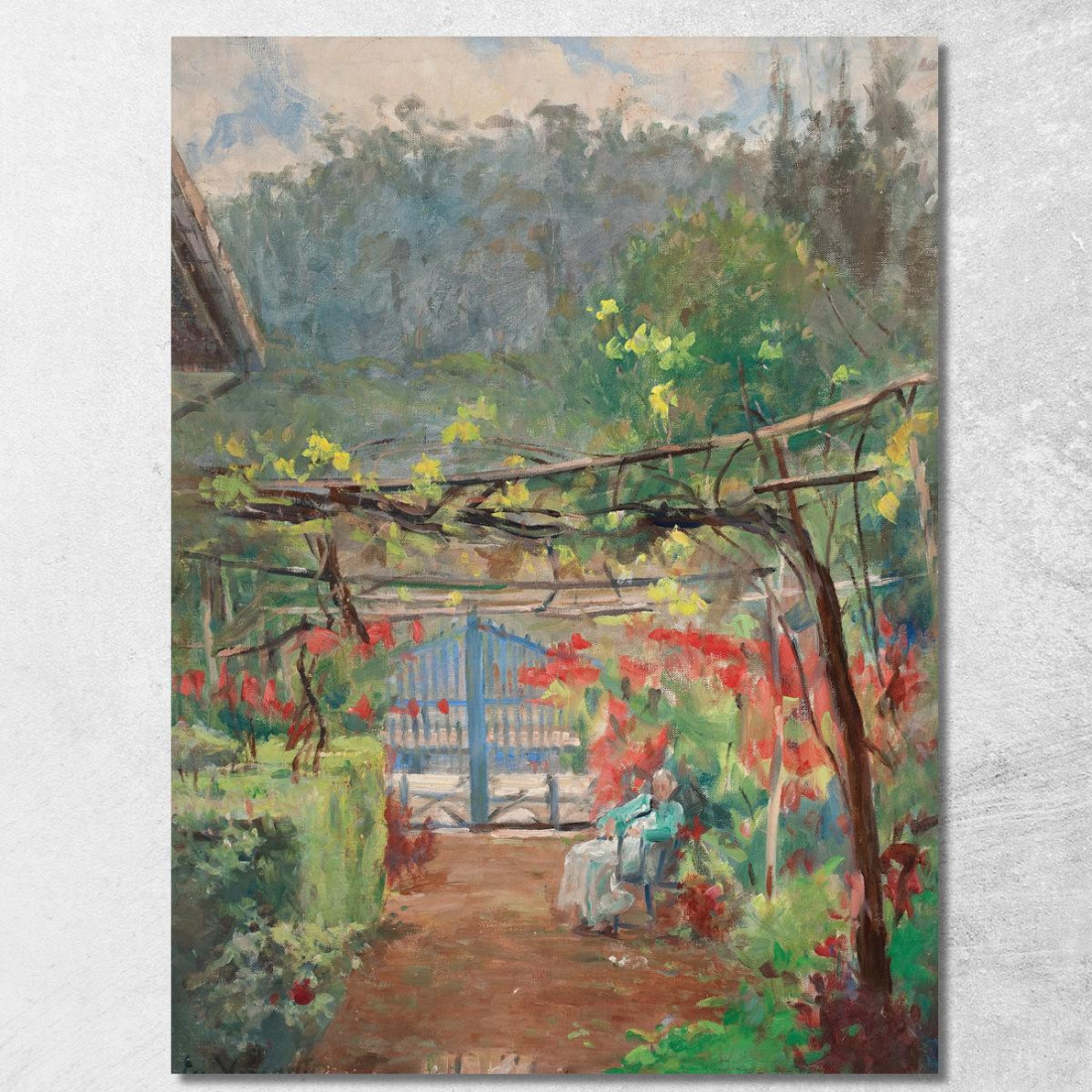 Riposa Nel Mio Giardino Eliseu Visconti evs20 quadro stampato su tela Riposa Nel Mio Giardino Eliseu Visconti evs20 quadro stampato su tela