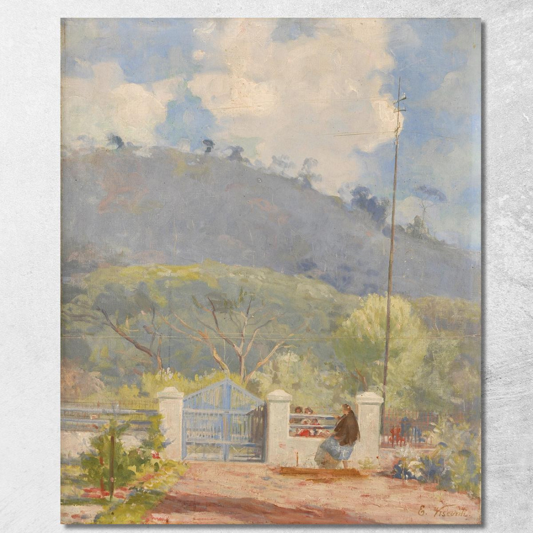 Mattina Da Teresópolis Eliseu Visconti evs31 quadro stampato su tela Mattina Da Teresópolis Eliseu Visconti evs31 quadro stampato su tela