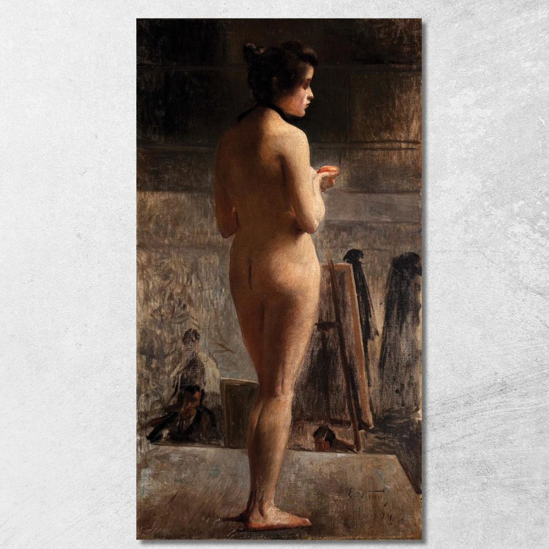Niente Femminino Eliseu Visconti evs41 quadro stampato su tela Niente Femminino Eliseu Visconti evs41 quadro stampato su tela