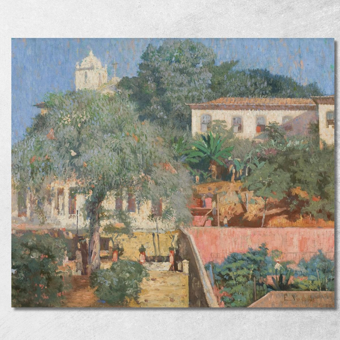 Paesaggio Di Santa Teresa Eliseu Visconti evs48 quadro stampato su tela Paesaggio Di Santa Teresa Eliseu Visconti evs48 quadro stampato su tela