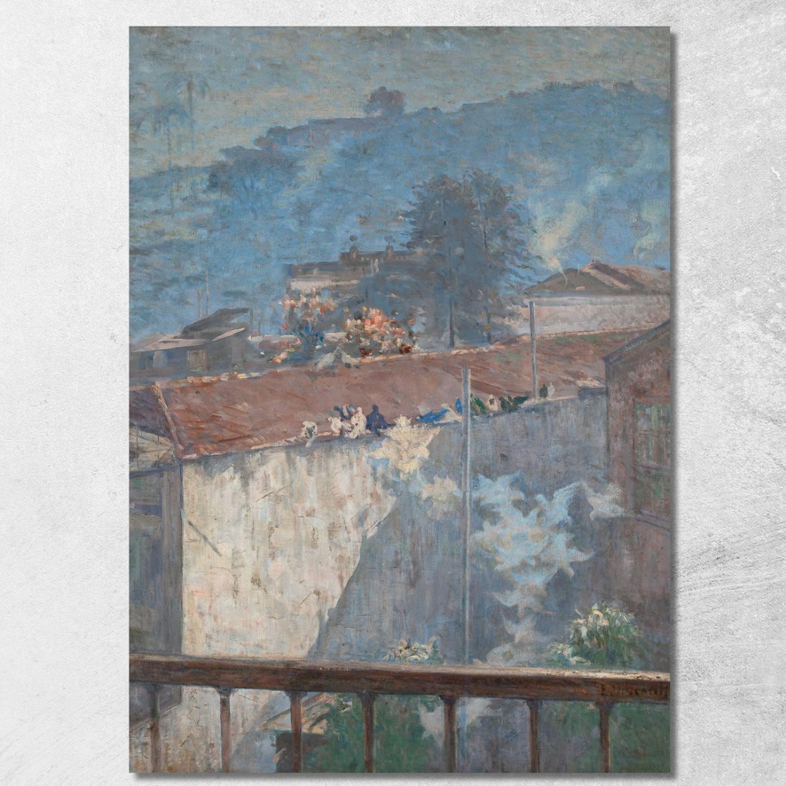 Piccioni Del Mio Atelier Eliseu Visconti evs51 quadro stampato su tela Piccioni Del Mio Atelier Eliseu Visconti evs51 quadro stampato su tela