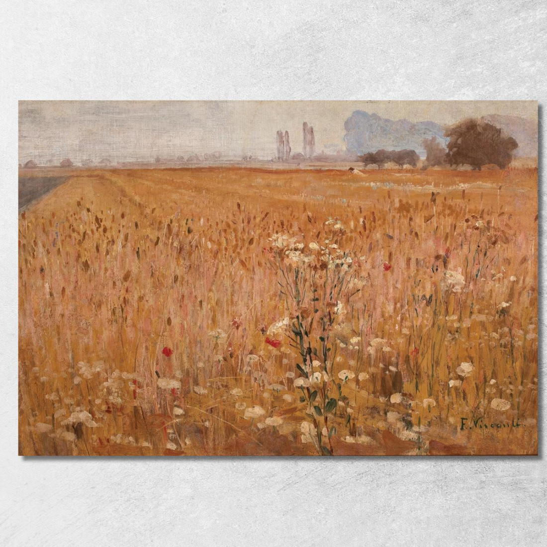 Campo Di Grano Eliseu Visconti evs73 quadro stampato su tela