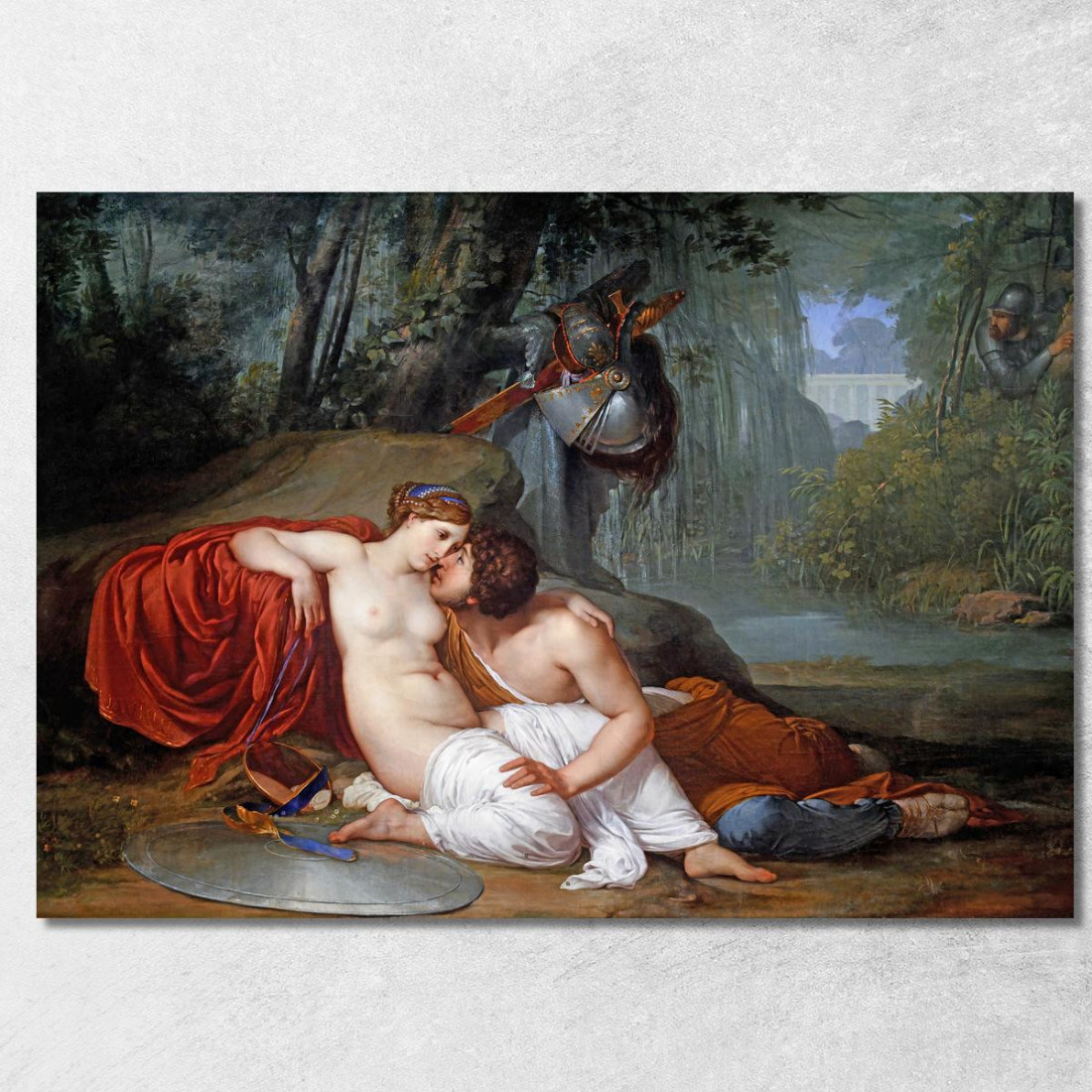 Rinaldo E Armida Francesco Hayez fhy19 quadro stampato su tela Rinaldo E Armida Francesco Hayez fhy19 quadro stampato su tela