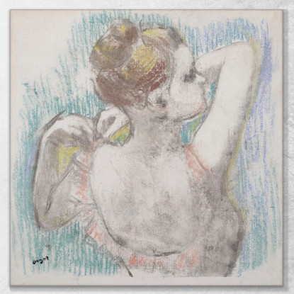 Ballerino Busto Edgar Degas edg150 quadro stampato su tela