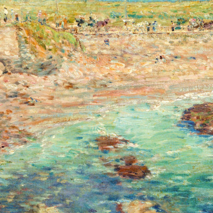 Spiaggia Di Bailey'S Newport Rhode Island Frederick Childe Hassam fch3 quadro stampato su tela