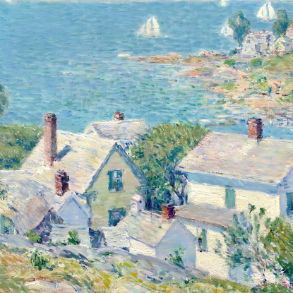 Promontori Del New England Frederick Childe Hassam fch9 quadro stampato su tela