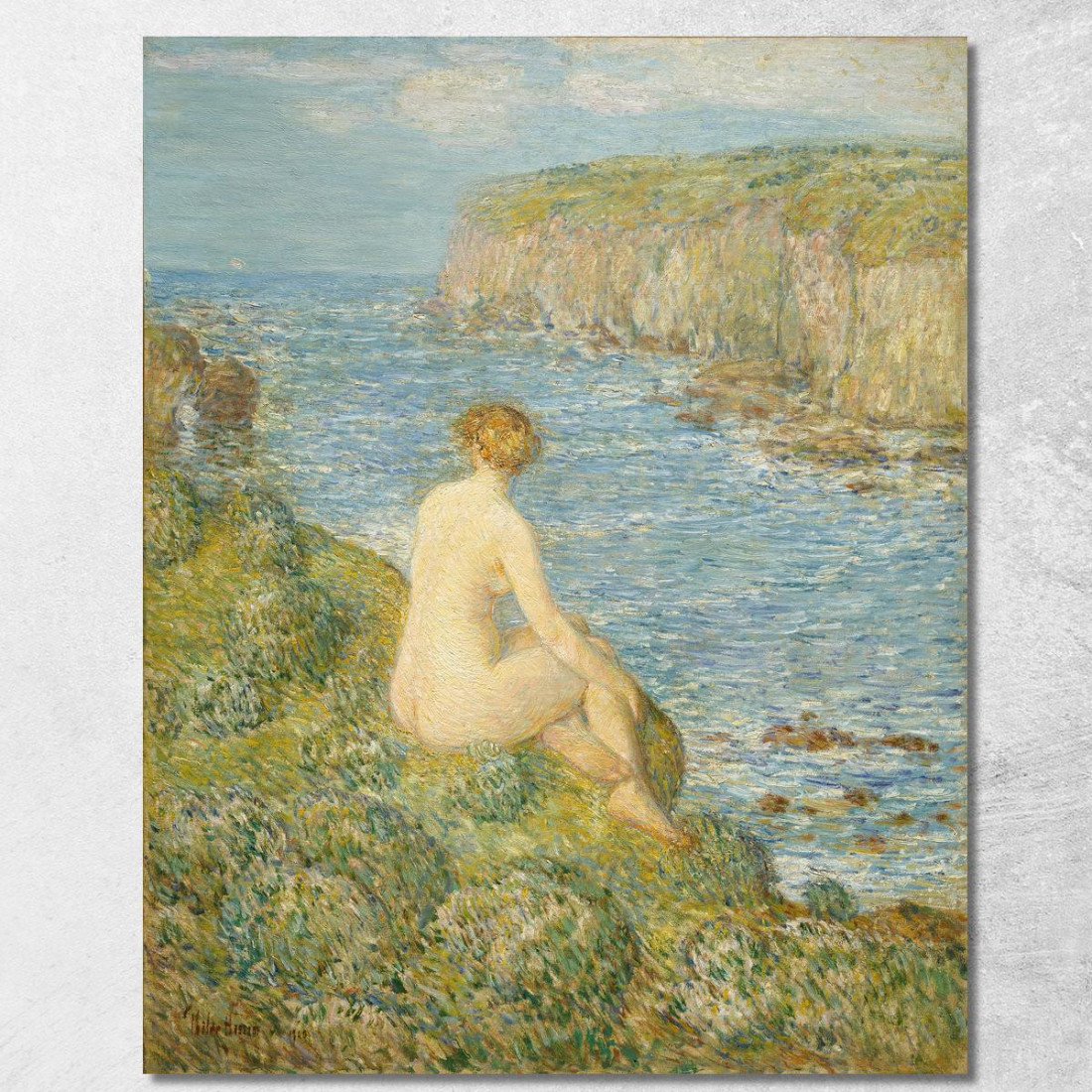 Ninfa E Mare Frederick Childe Hassam fch11 quadro stampato su tela