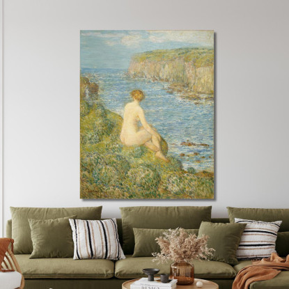 Ninfa E Mare Frederick Childe Hassam fch11 quadro stampato su tela