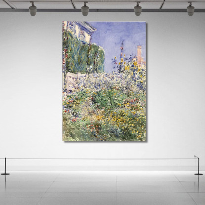 Il Giardino Di Thaxter Frederick Childe Hassam fch19 quadro stampato su tela