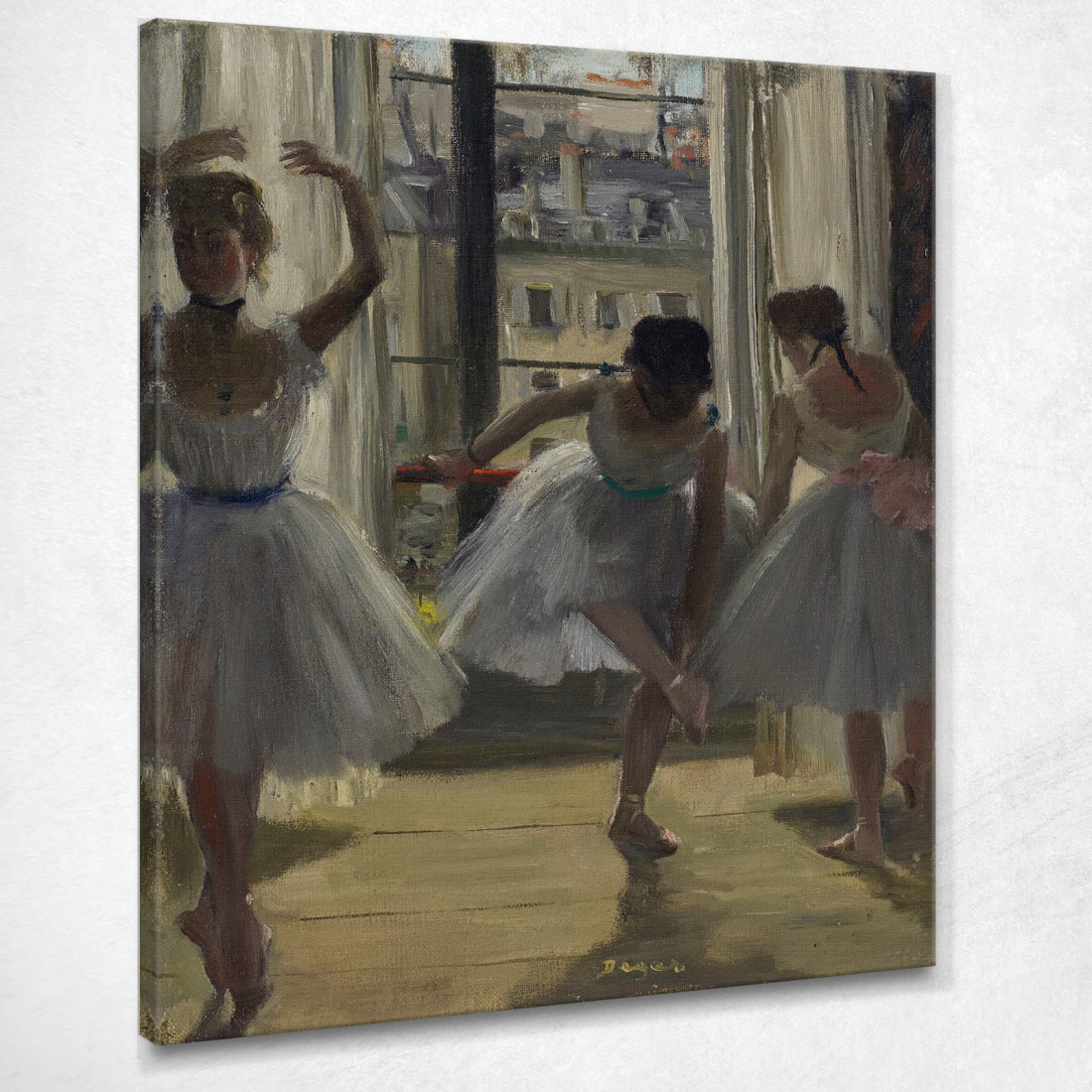 Ballerini In Una Palestra (Tre Ballerini) Edgar Degas edg154 quadro stampato su tela Ballerini In Una Palestra (Tre Ballerini) Edgar Degas edg154 quadro stampato su tela