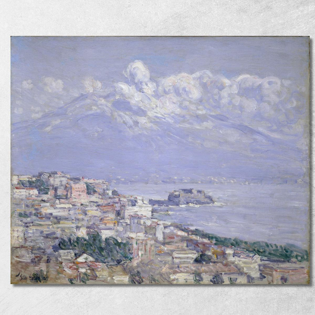 Vesuvio Frederick Childe Hassam fch25 quadro stampato su tela Vesuvio Frederick Childe Hassam fch25 quadro stampato su tela