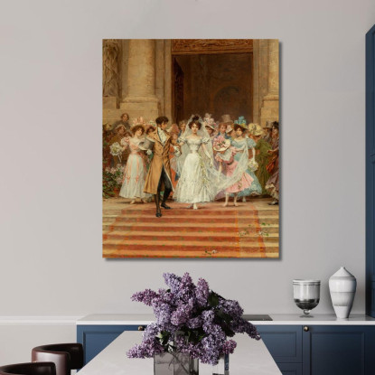 La Chiesa Nuziale Di San Rocco Parigi Frederik Hendrik Kaemmerer fhk22 quadro stampato su tela