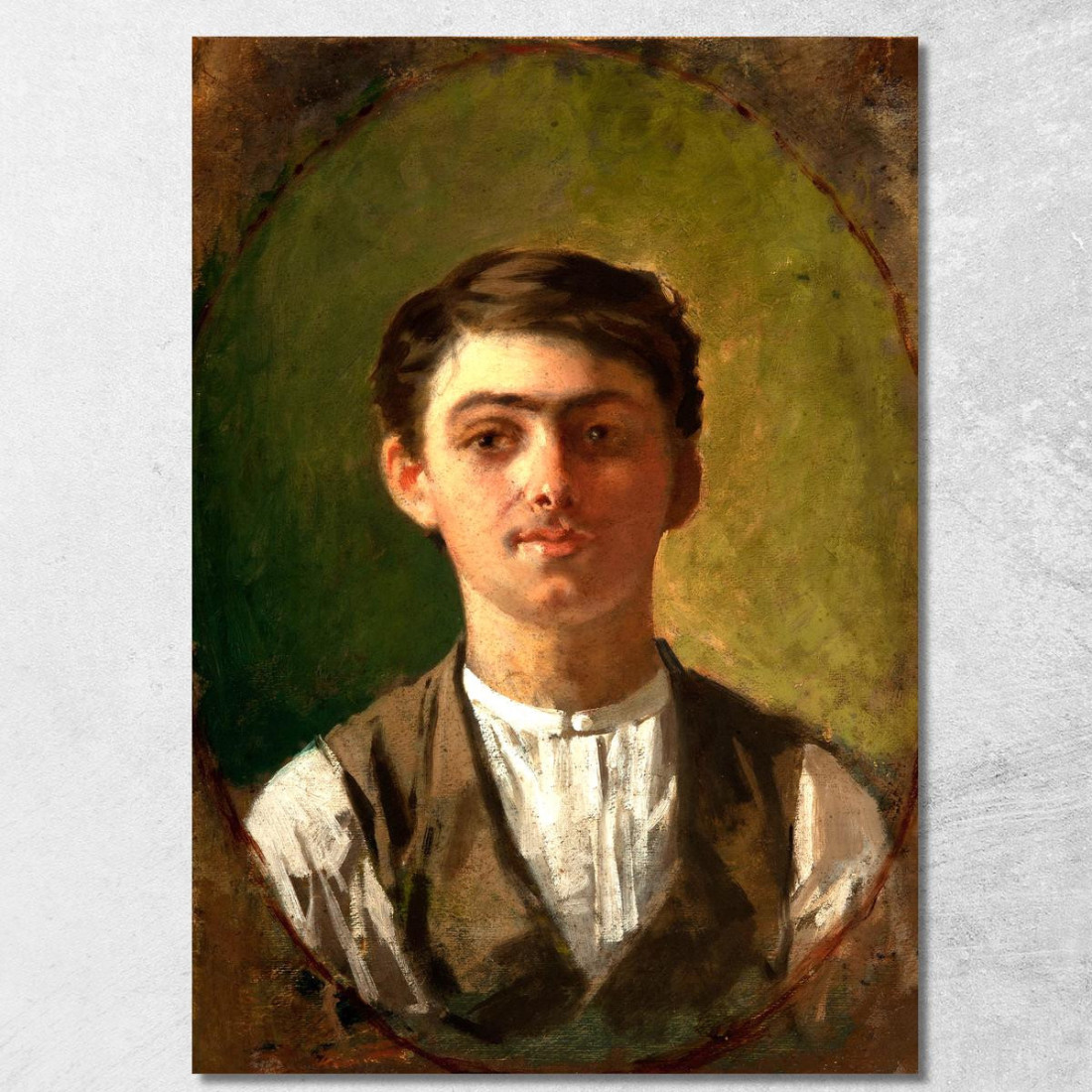 Autoritratto G. Pellizza da Volpedo gpv1 quadro stampato su tela Autoritratto G. Pellizza da Volpedo gpv1 quadro stampato su tela