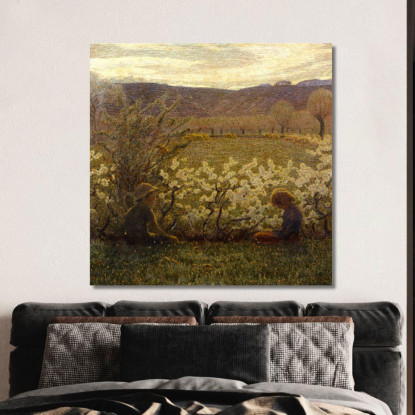 Campo In Fiore G. Pellizza da Volpedo gpv3 quadro stampato su tela
