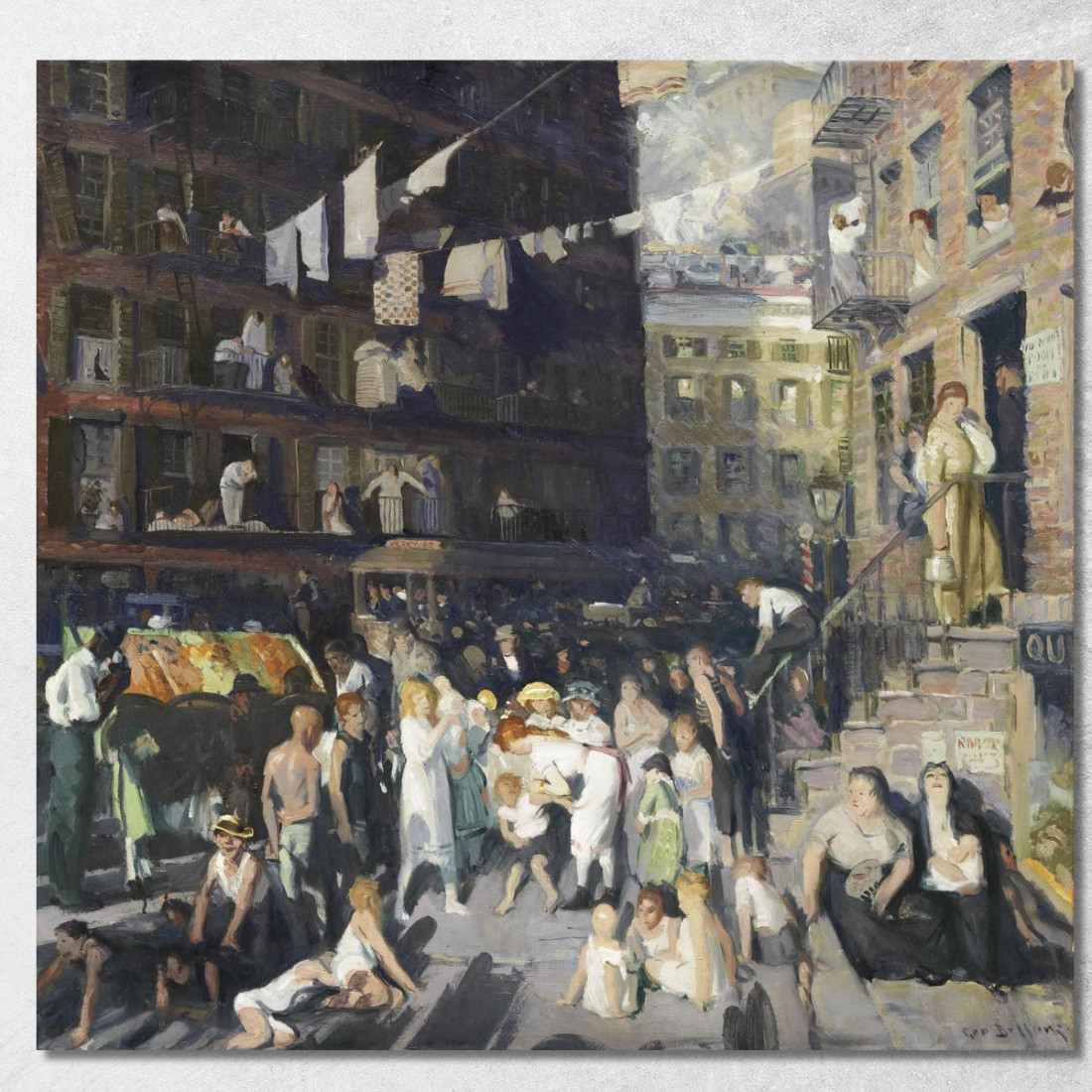 Abitanti Della Scogliera George Bellows gbl3 quadro stampato su tela Abitanti Della Scogliera George Bellows gbl3 quadro stampato su tela