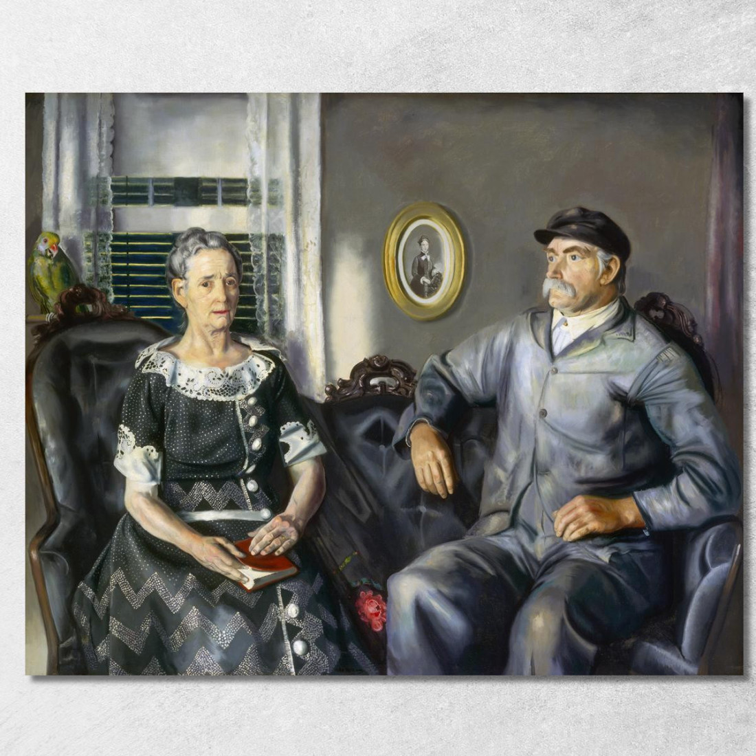 Il Signor E La Signora Phillip Wase George Bellows gbl11 quadro stampato su tela Il Signor E La Signora Phillip Wase George Bellows gbl11 quadro stampato su tela