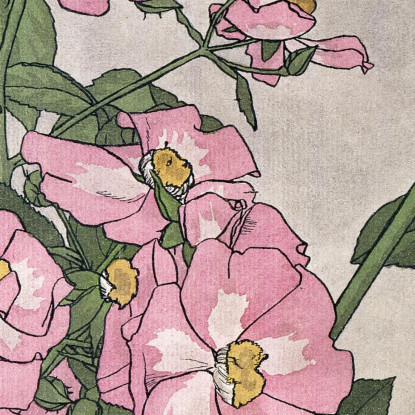 Rosa Della Prateria Hannah Borger Overbeck hbo14 quadro stampato su tela