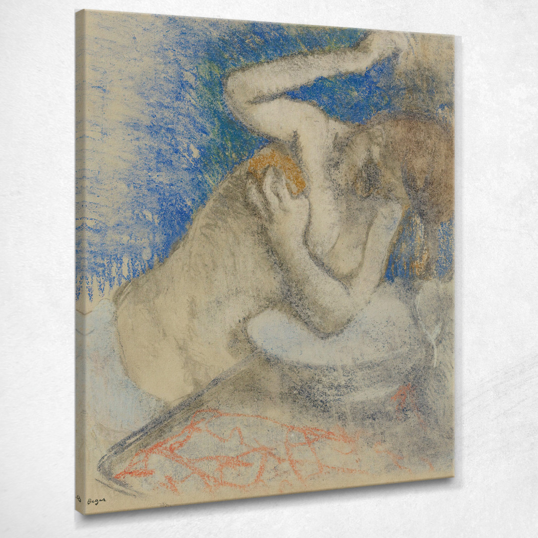 Donna Alla Sua Toilette Edgar Degas edg172 quadro stampato su tela Donna Alla Sua Toilette Edgar Degas edg172 quadro stampato su tela