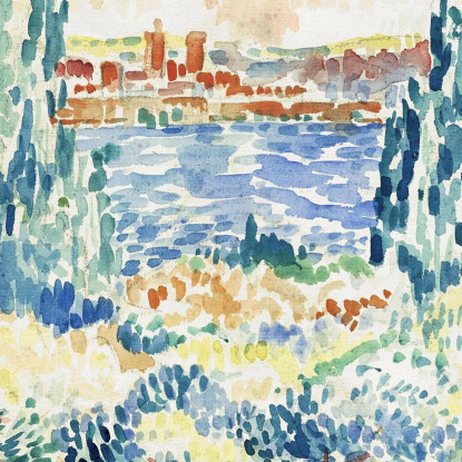 Antibes Henri Edmond Cross hec1 quadro stampato su tela