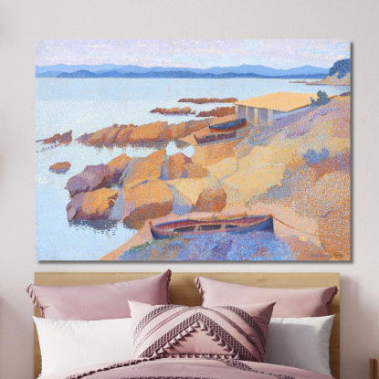 Calanque Des Antibois Henri Edmond Cross hec3 quadro stampato su tela