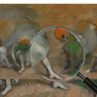 Fregio Di Ballerini Edgar Degas edg175 quadro stampato su tela