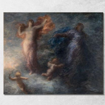 Alba E La Notte Henri Fantin-Latou hfl4 quadro stampato su tela