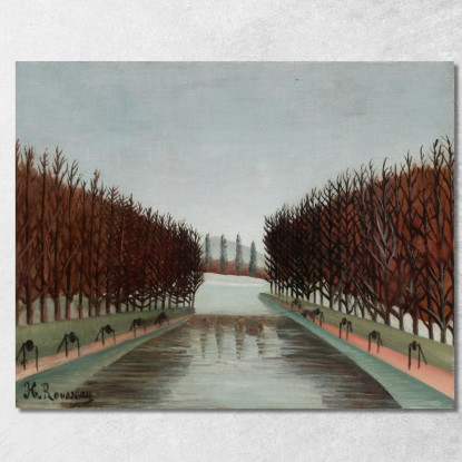 Il Canale Henri Rousseau hrs12 quadro stampato su tela