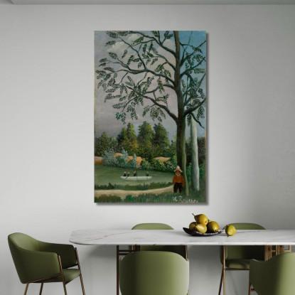 Paesaggio Con Pescatori Henri Rousseau hrs19 quadro stampato su tela