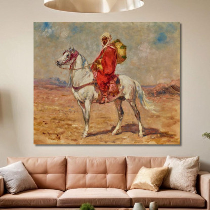 Cavaliere E La Sua Cavalcatura Henri Rousseau hrs24 quadro stampato su tela
