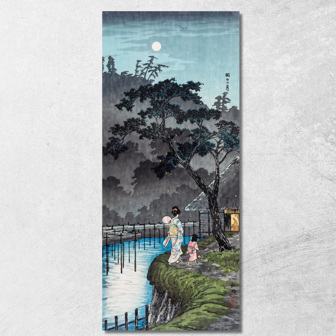 Luna A Sekiguchi Hiroaki Takahashi htk18 quadro stampato su tela Luna A Sekiguchi Hiroaki Takahashi htk18 quadro stampato su tela