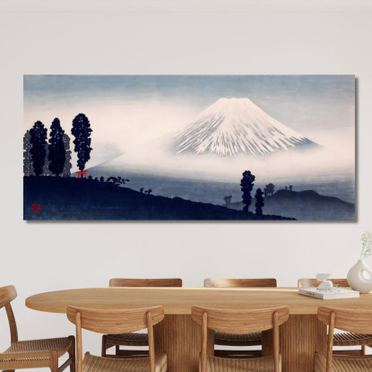 Monte Fuji Hiroaki Takahashi htk21 quadro stampato su tela