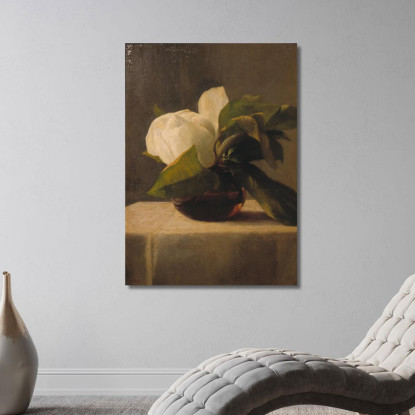 Magnolia John La Farge jlf16 quadro stampato su tela