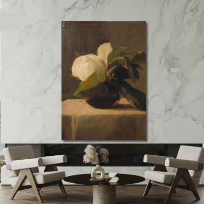 Magnolia John La Farge jlf16 quadro stampato su tela