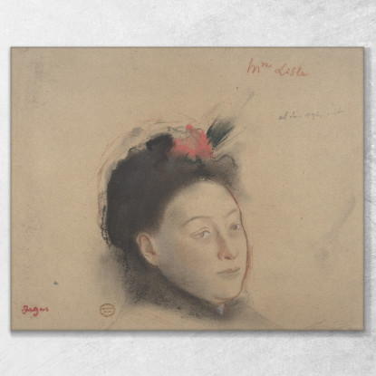 Signora Lisle Edgar Degas edg202 quadro stampato su tela