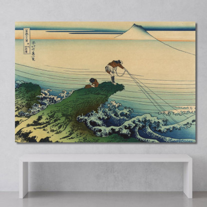 Kajikazawa Nella Provincia Di Kai katsushika hokusai khk27 quadro stampato su tela