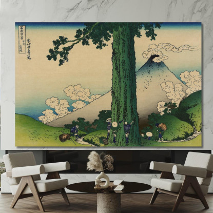 Passo Mishima Nella Provincia Di Kai katsushika hokusai khk41 quadro stampato su tela