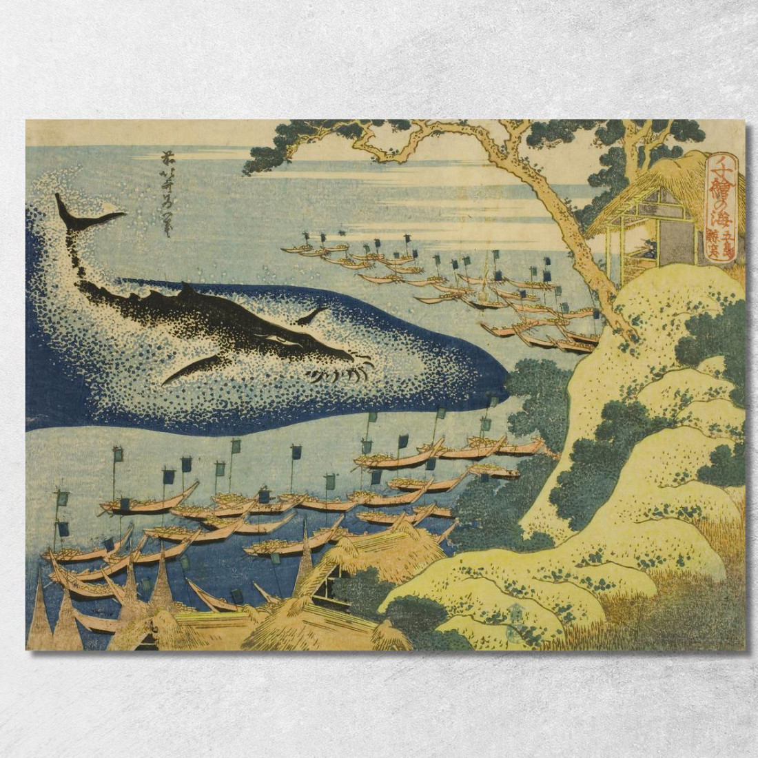 Oceani Di Saggezza katsushika hokusai khk44 quadro stampato su tela