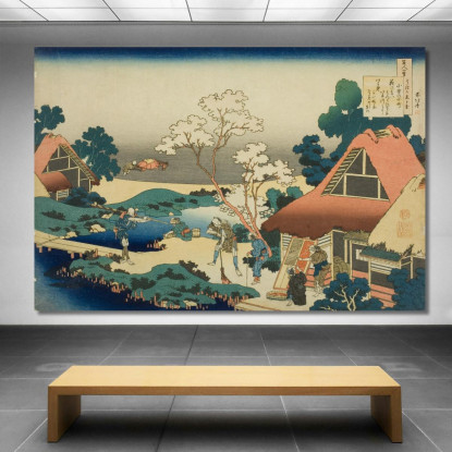 Vanità Delle Vanità katsushika hokusai khk99 quadro stampato su tela