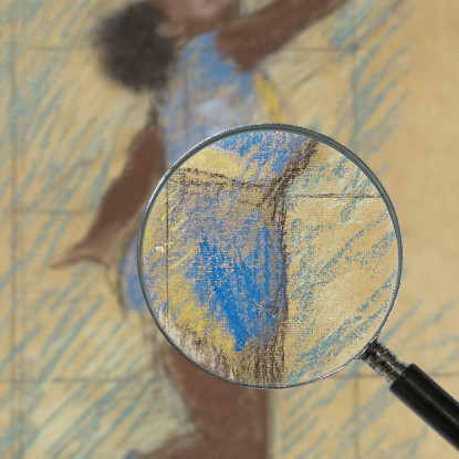 La Signorina Lala Al Circo Fernando Edgar Degas edg212 quadro stampato su tela