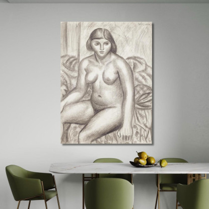 Nudo Femminile Mark Gertler mgr4 quadro stampato su tela