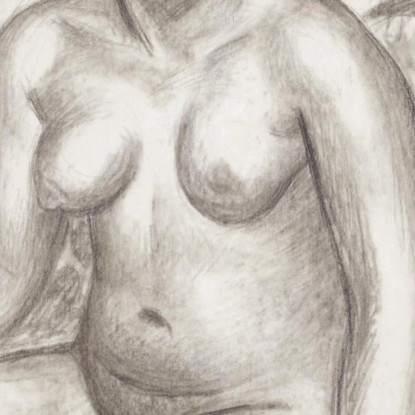 Nudo Femminile Mark Gertler mgr4 quadro stampato su tela